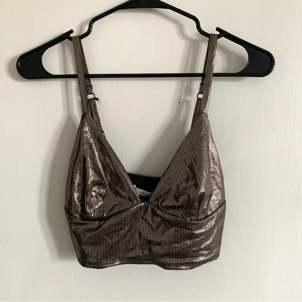 Silver bralette
